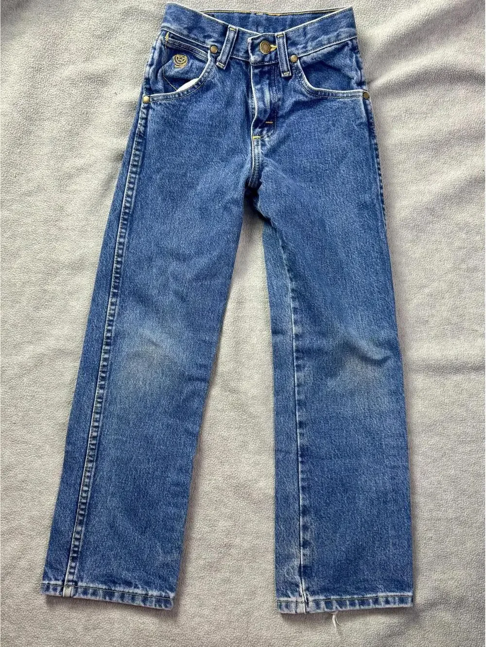 wrangler kids jeans‎ size 8 slim vintage western denim pants